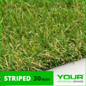 Striped Artificial Grass - £15.99 Per m2